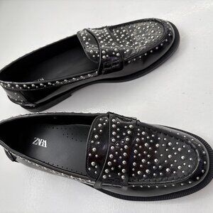 Studded Loafers
